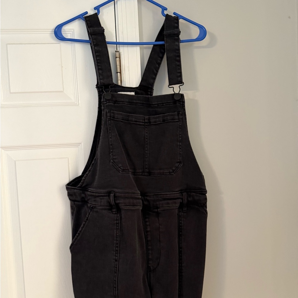 Ava & Viv Black Denim Overalls